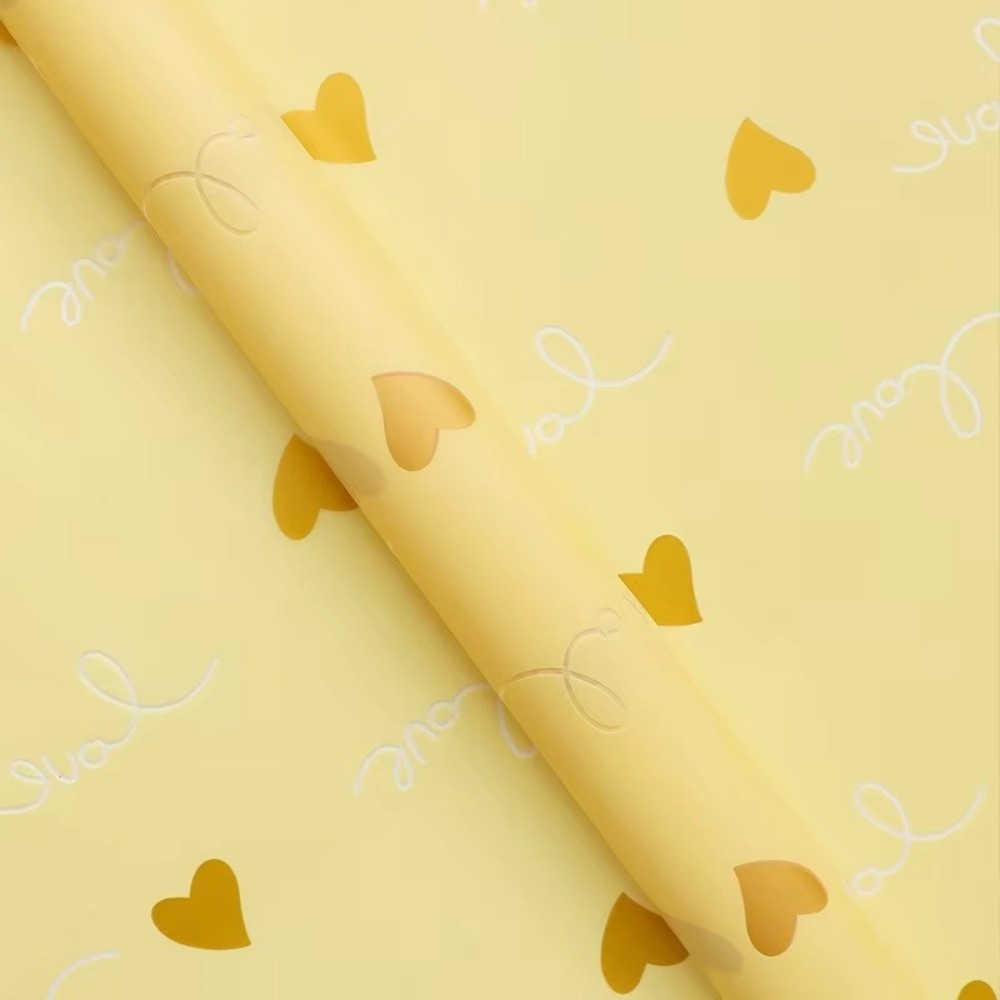 Flower Wrap Kraft - 20장 멀티컬러 꽃 포장지 57x57cm 방수