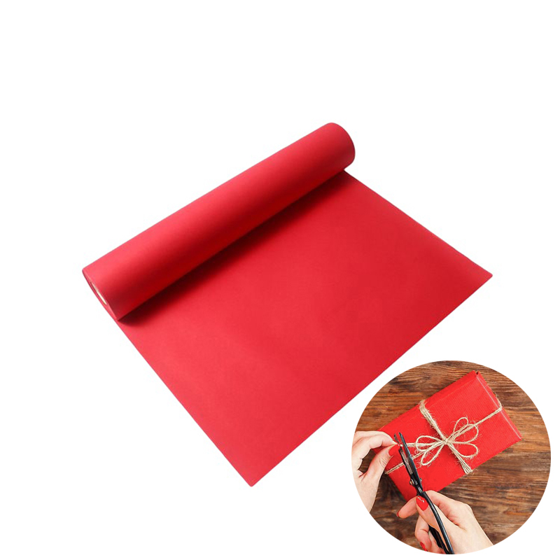 Flower Wrap Kraft - 레드 크래프트 아트 크래프트 선물 종이