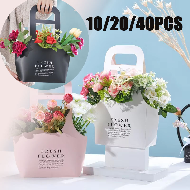10-40개입 원사이즈 크라프트 종이 꽃가방 방수 통기 - Flower Wrap Kraft 리뷰 및 가격