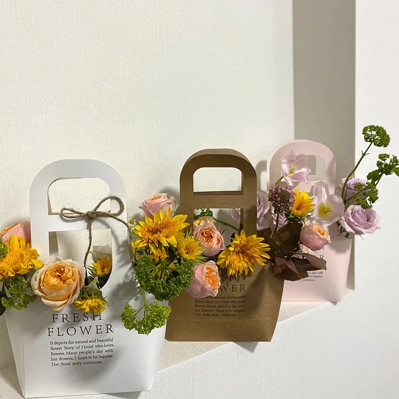 10-40개입 원사이즈 크라프트 종이 꽃가방 방수 통기 - Flower Wrap Kraft 리뷰 및 가격