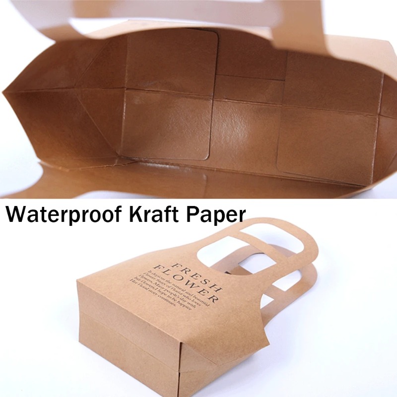 10-40개입 원사이즈 크라프트 종이 꽃가방 방수 통기 - Flower Wrap Kraft 리뷰 및 가격