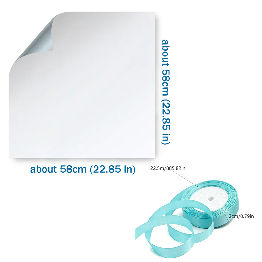 20장 골든 보더 플라워 랩 세트, 2cm 새틴 리본, - Florist Supply Ribbon 리뷰 및 가격