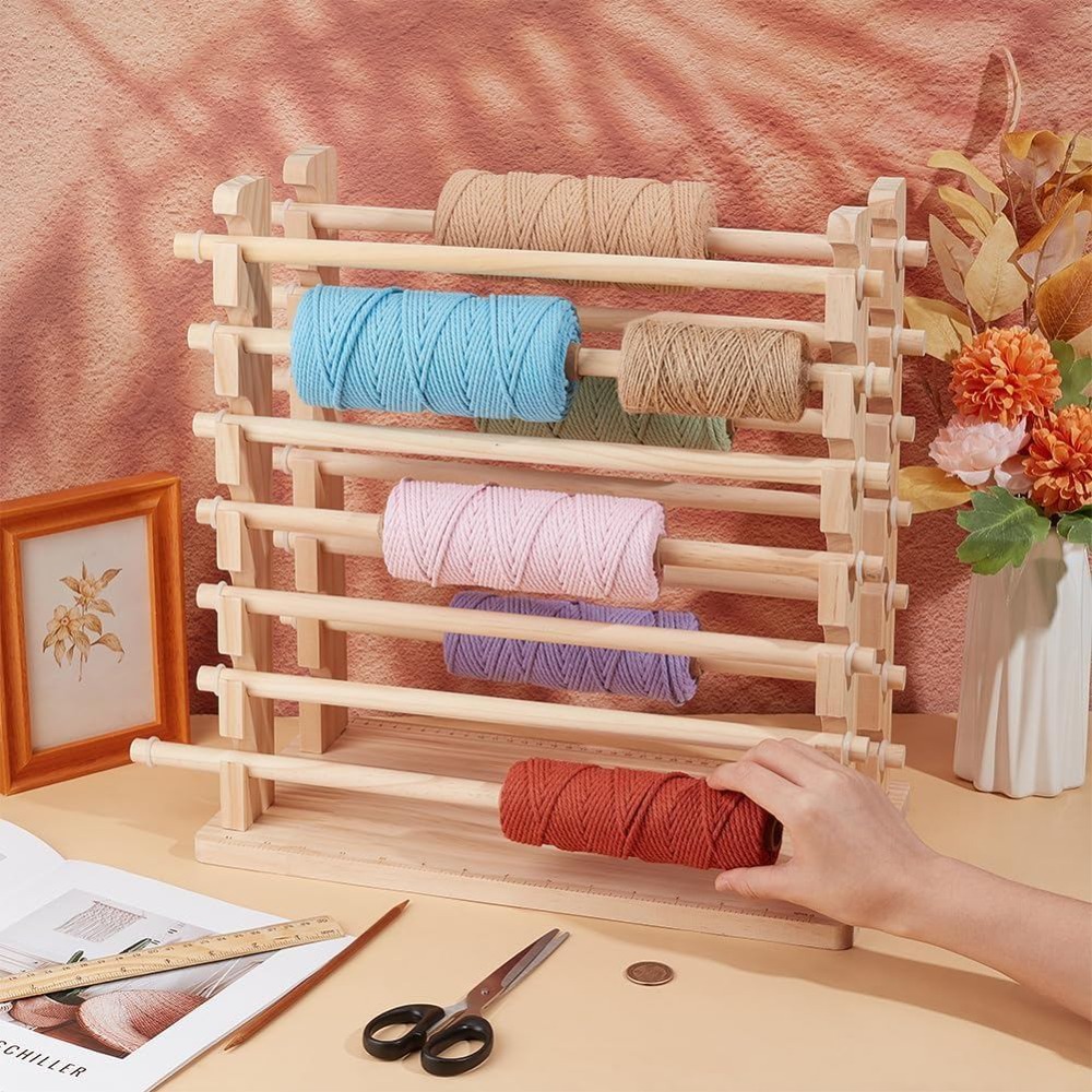 2단 리본 홀더 정리대 나무 리본 스풀 홀더 공예실 꽃 - Florist Supply Ribbon 리뷰 및 가격