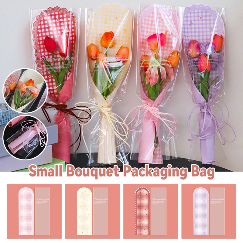 10세트 소형 꽃다발 포장 가방 플라스틱 꽃 포장 가방 - Florist Supply House 리뷰 및 가격
