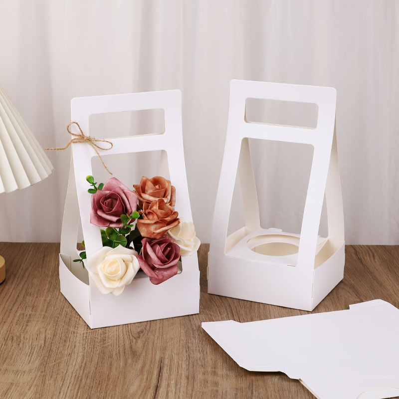 3/5Pcs 휴대용 꽃 상자 크래프트 종이 장미 꽃 꽃 - Flower Wrap Kraft 리뷰 및 가격