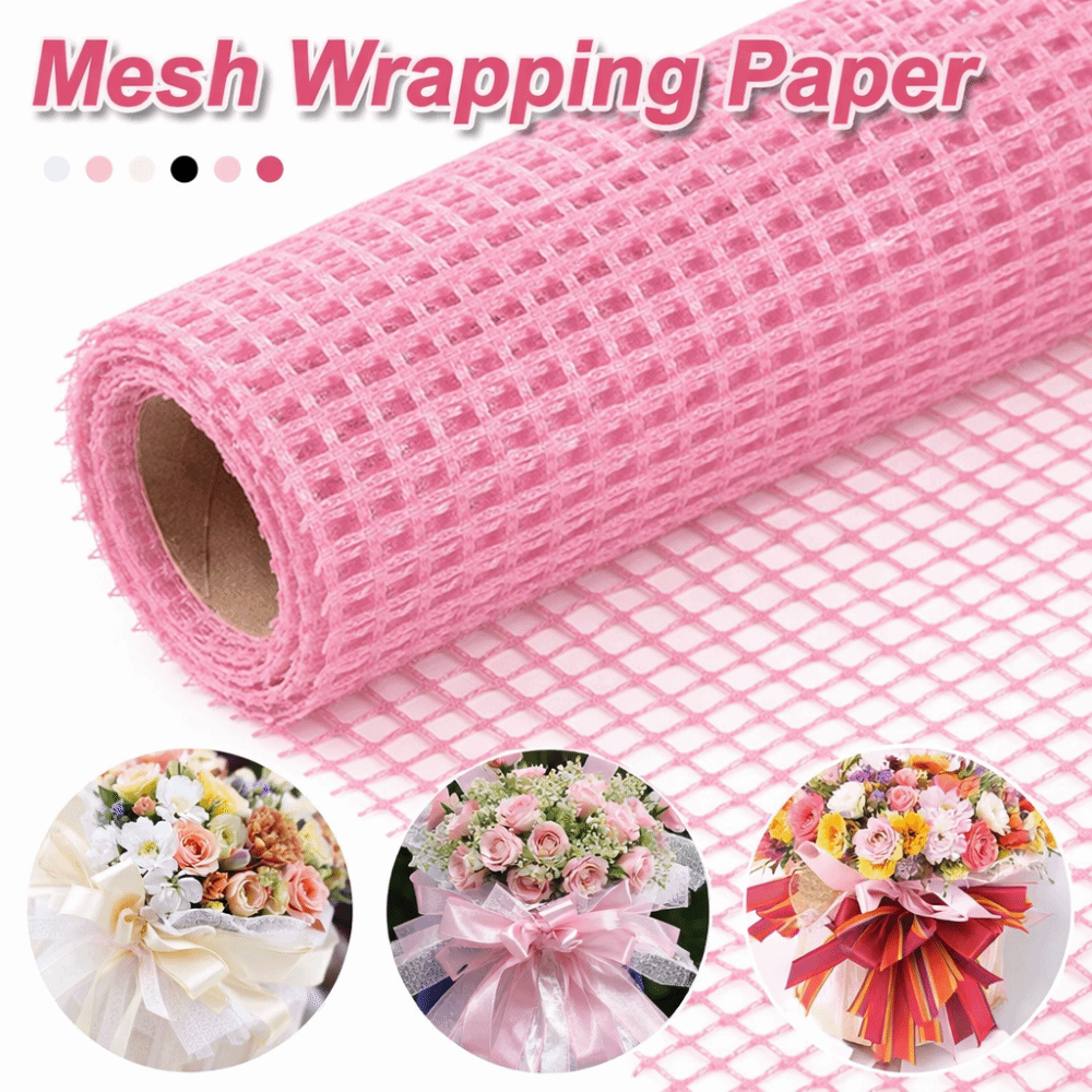 50cm 폭의 생화 포장지 DIY 하드 얀 메쉬 포장지 - Flower Wrap Kraft 리뷰 및 가격
