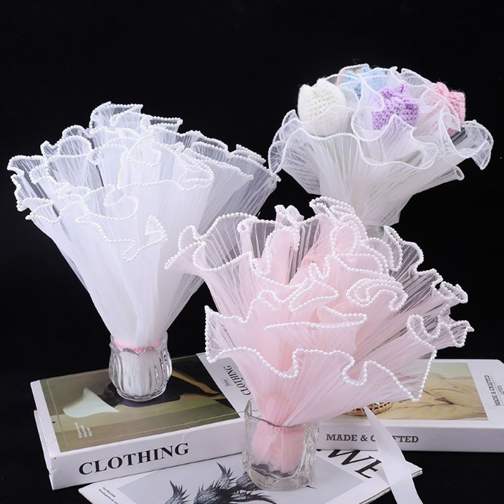 28cmx4야드 꽃다발 포장용 진주 웨이브 원사 레이스 - Florist Supply House 리뷰 및 가격