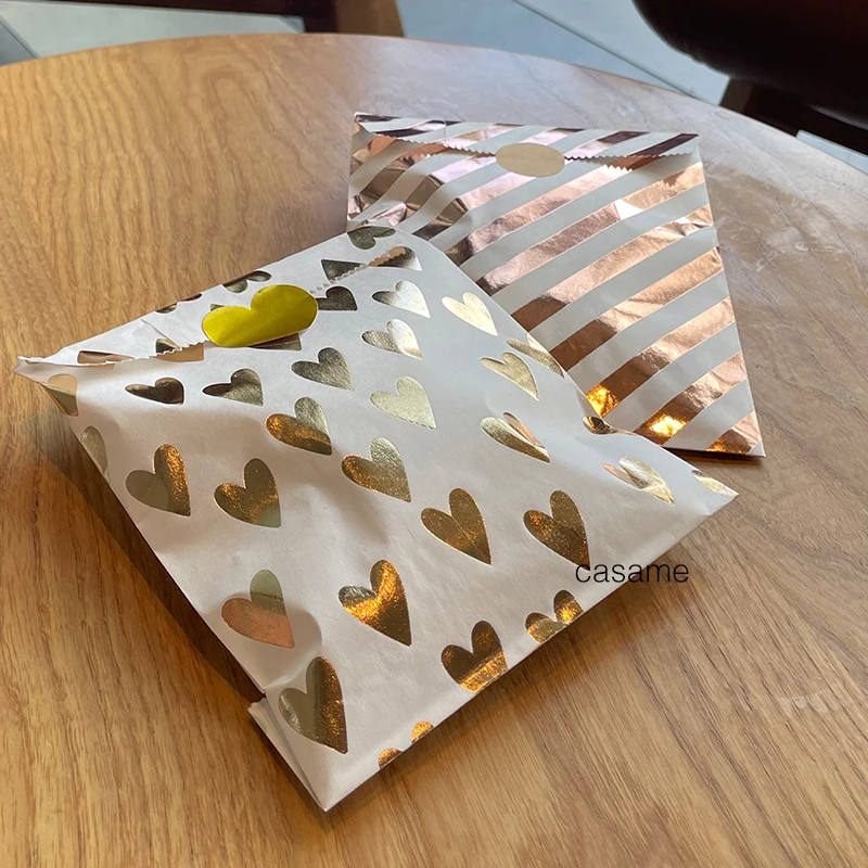 25pcs 크래프트 종이 가방 캔디 비스킷 팝콘 포장  - Flower Wrap Kraft 리뷰 및 가격
