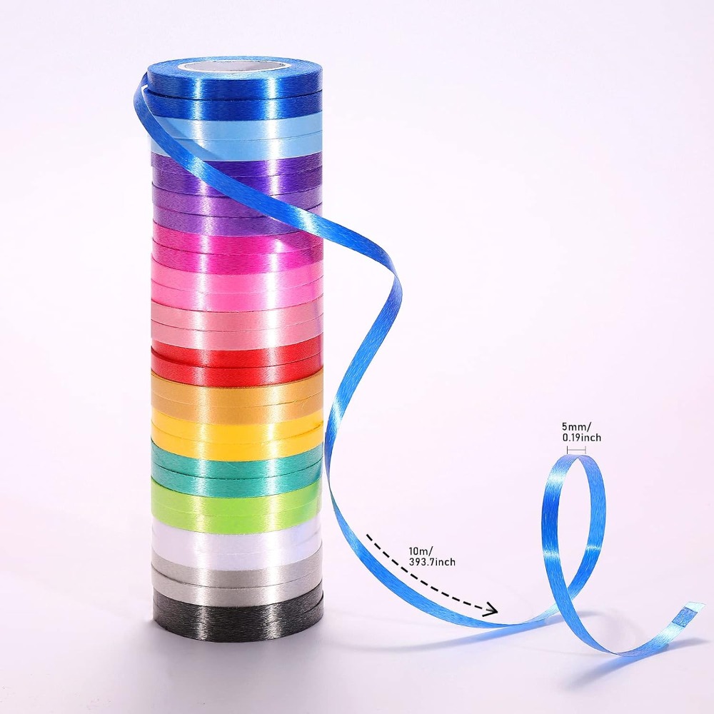 30롤 다채로운 컬링 리본, 공예용 리본, 선물 포장, - Florist Supply Ribbon 리뷰 및 가격