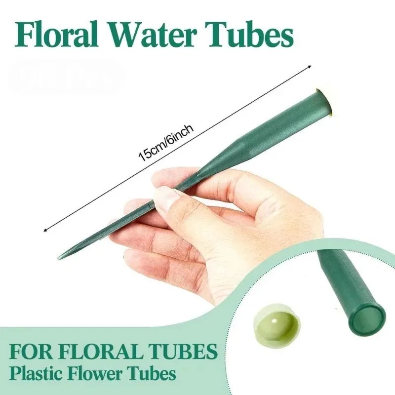 고품질 60개 꽃병용 물통(고무 캡 포함) 신선한 꽃을 - Quality Florist Supply 리뷰 및 가격