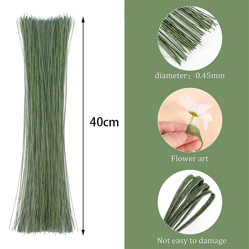 100개 꽃꽂이용 고품질 종이 감싼 철사, DIY 공예 - Quality Florist Supply 리뷰 및 가격
